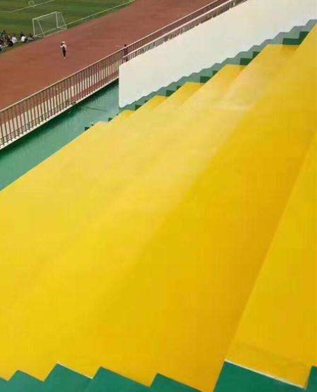 宣汉球场台阶翻新修补改造